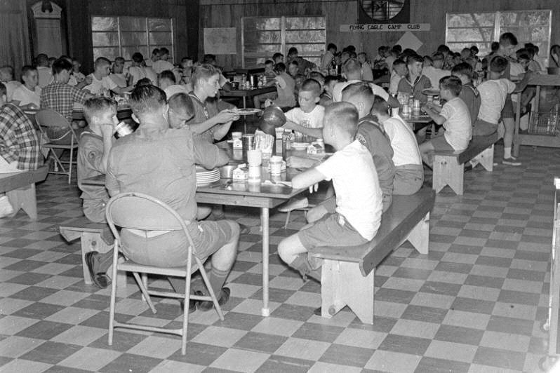 Scouts in Dining Hall CFE 1965