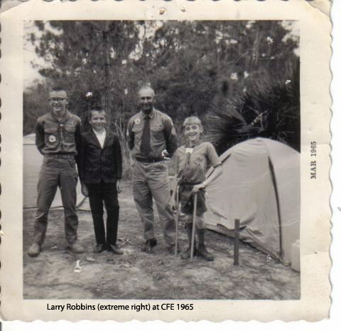 Larry Robbins (extreme right) at CFE 1965