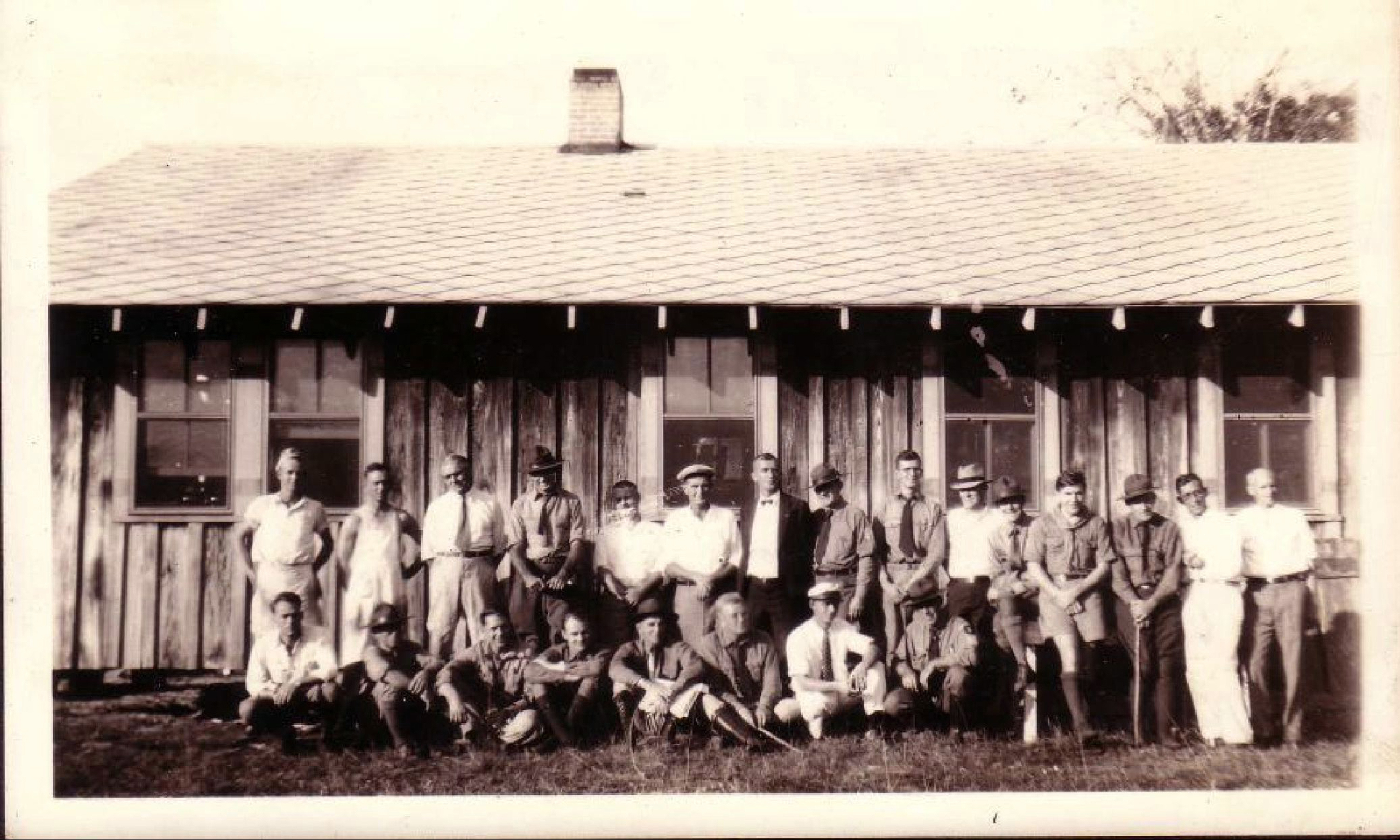 1929 Staff and Campers at 10 year reunion