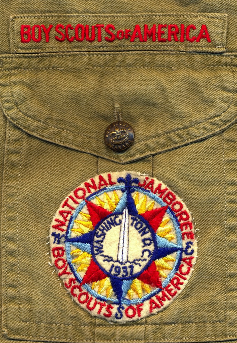 A right pocket patch worn by John Bartleson