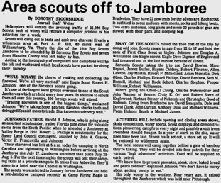 Jamboree Contingent Herald 7-22-81